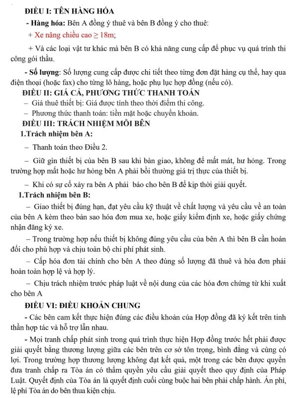Công ty TNHH đầu tư công nghệ Minh Quân – Dịch vụ cho thuê xe nâng người tại Vĩnh Phúc…