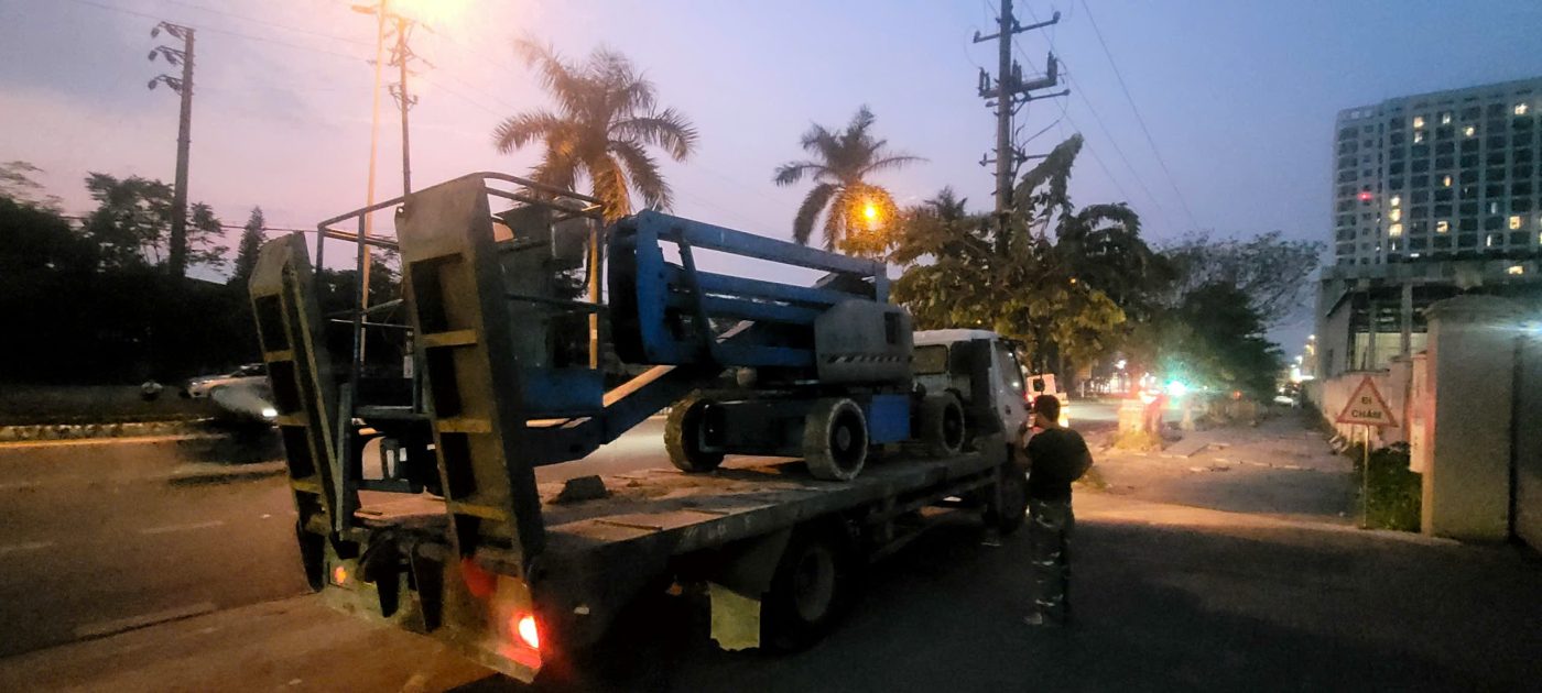 Công ty TNHH đầu tư công nghệ Minh Quân – Dịch vụ cho thuê xe nâng người tại Vĩnh Phúc…