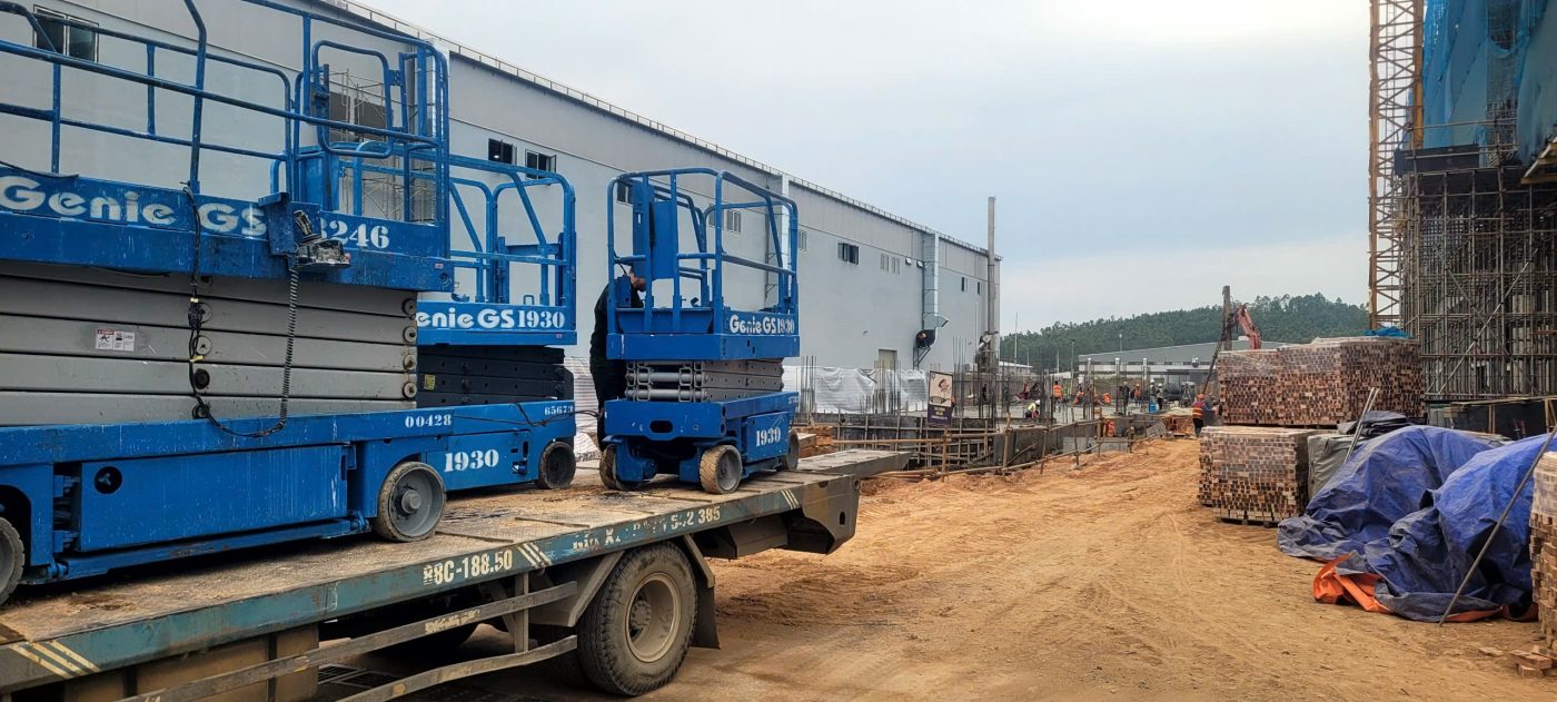 Công ty TNHH đầu tư công nghệ Minh Quân – Dịch vụ cho thuê xe nâng người tại Vĩnh Phúc…