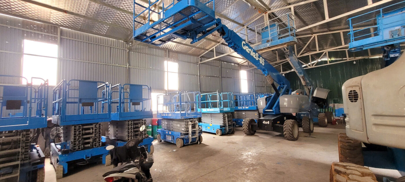 Công ty TNHH đầu tư công nghệ Minh Quân – Dịch vụ cho thuê xe nâng người tại Vĩnh Phúc…