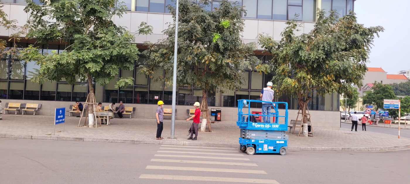 Công ty TNHH đầu tư công nghệ Minh Quân – Dịch vụ cho thuê xe nâng người tại Vĩnh Phúc…