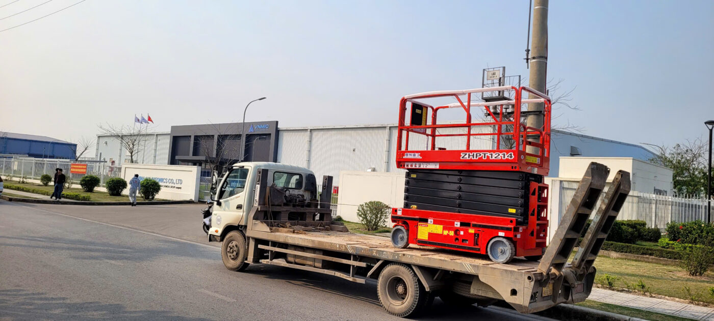 Công ty TNHH đầu tư công nghệ Minh Quân – Dịch vụ cho thuê xe nâng người tại Vĩnh Phúc…