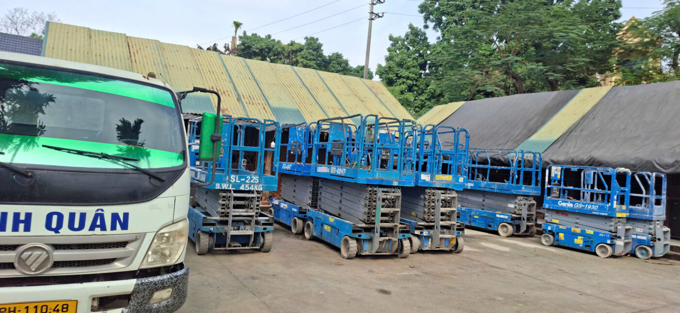 Công ty TNHH đầu tư công nghệ Minh Quân – Dịch vụ cho thuê xe nâng người tại Vĩnh Phúc…