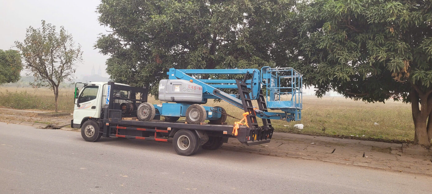 Công ty TNHH đầu tư công nghệ Minh Quân – Dịch vụ cho thuê xe nâng người tại Vĩnh Phúc…