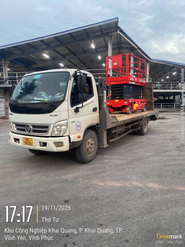 Công ty TNHH đầu tư công nghệ Minh Quân – Dịch vụ cho thuê xe nâng người tại Vĩnh Phúc…